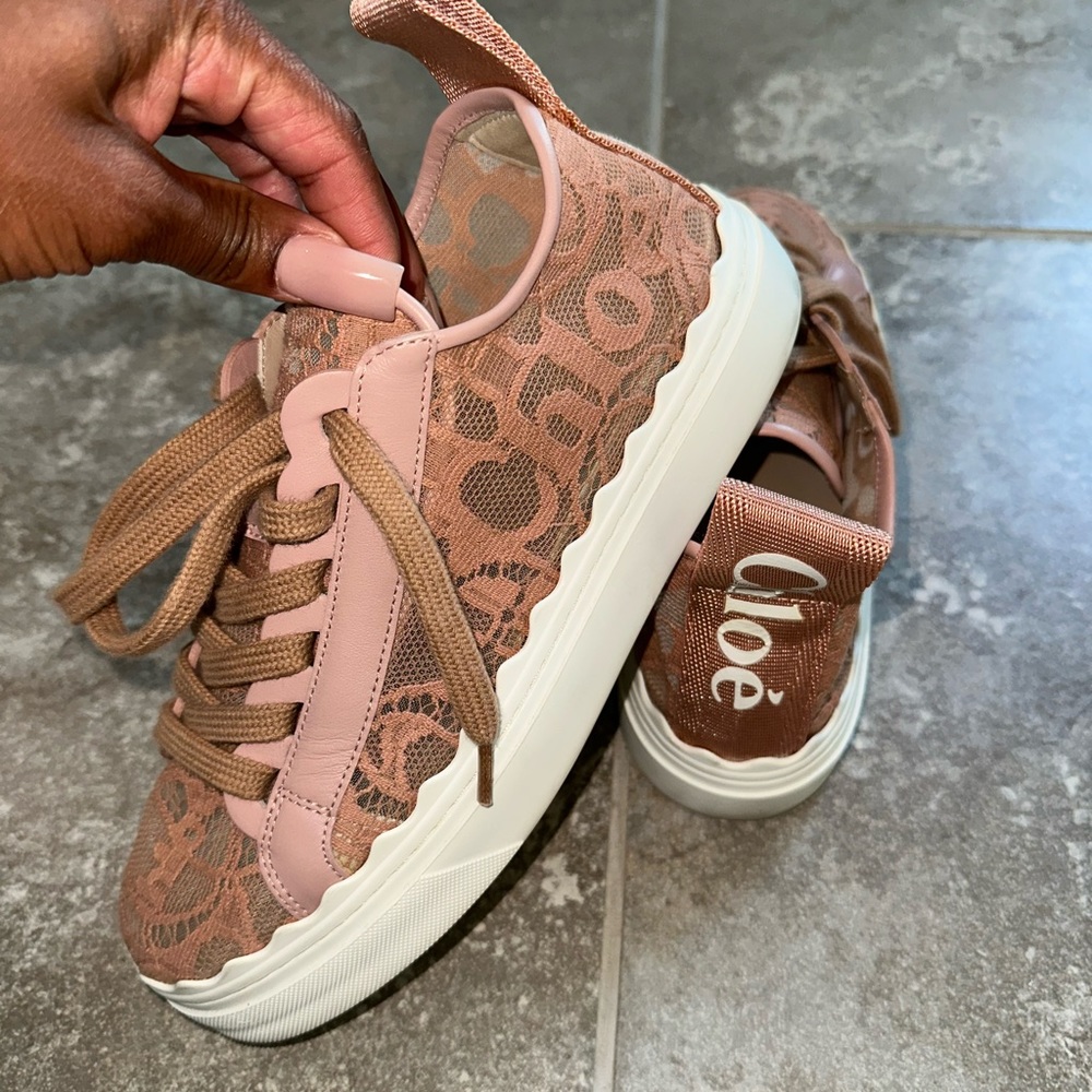 Chloe lace sneakers